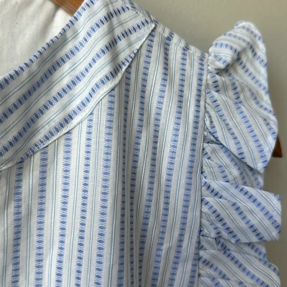 Women’s Bella Bliss Ruffle Sleeve Linen Blend Shift Dress S - Picture 7 of 10